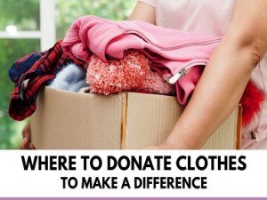 Making a Difference Through Clothing Donations